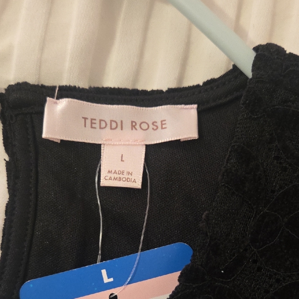 Elegant Black Lace Short Sleeve Top - Picture 4 of 8